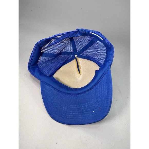 Vintage Snapback Mesh Foam Trucker Hat Crisco NASCAR Racing Advertising NOS 80's - Picture 6 of 8